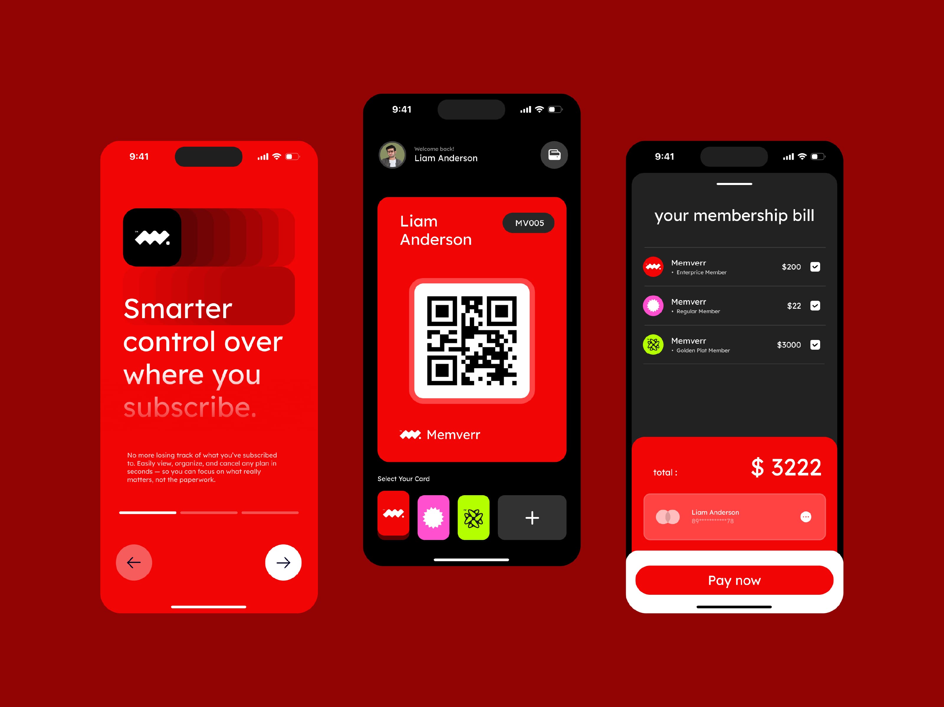 Memverr, a SaaS product design