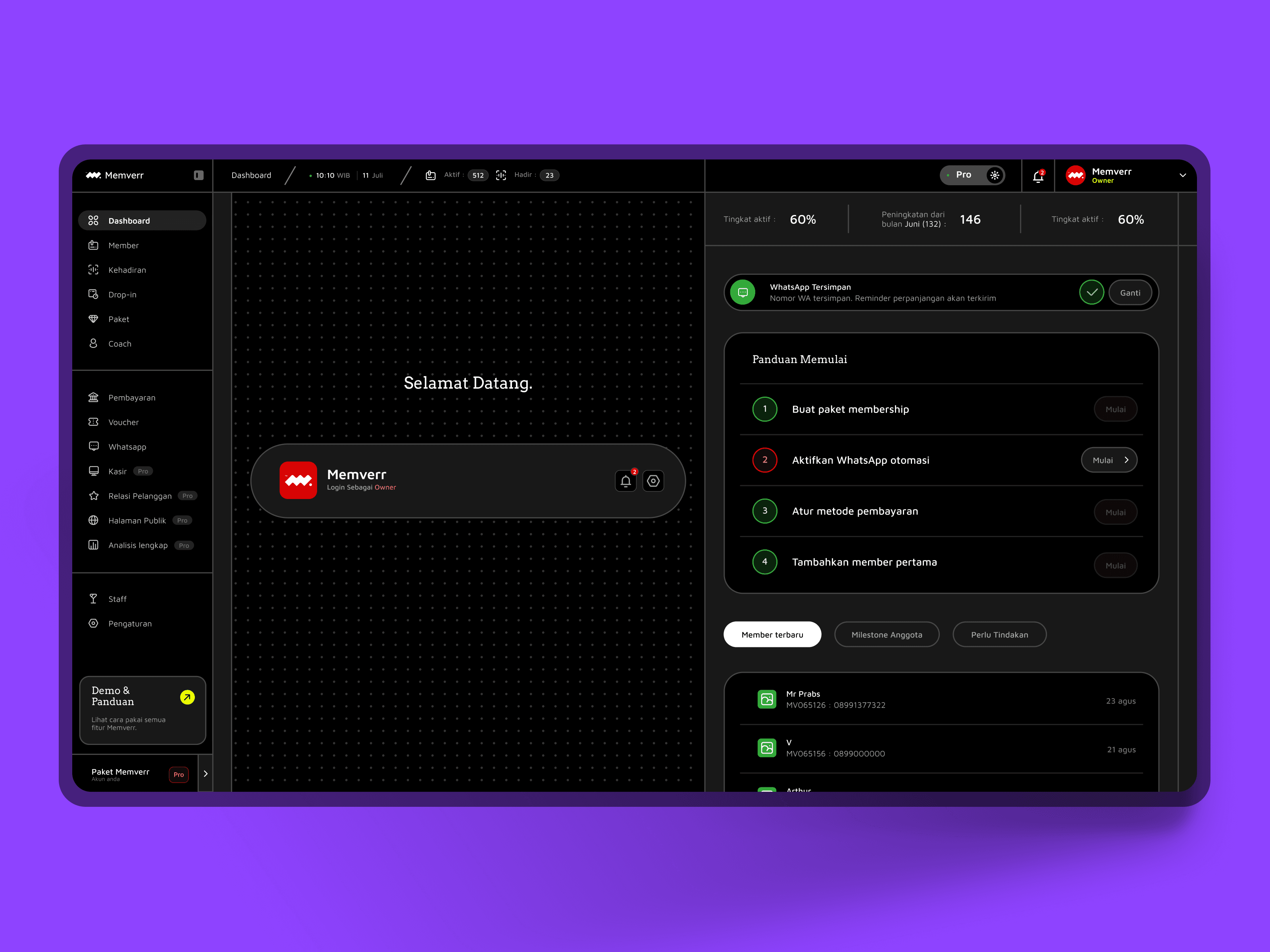 Memverr, a SaaS product design